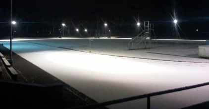 Jahnkampfbahn im Schnee